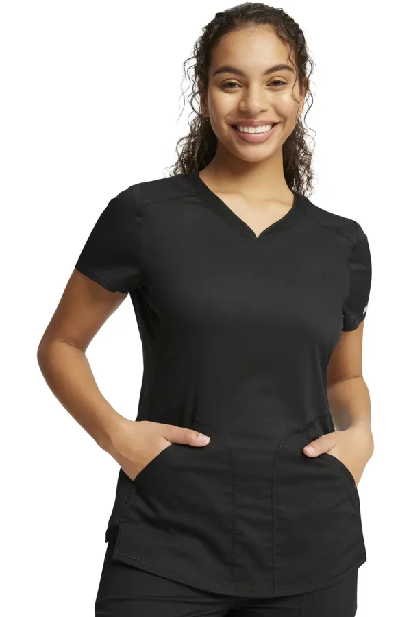 Bluza medyczna cherokee czarny revolution przód