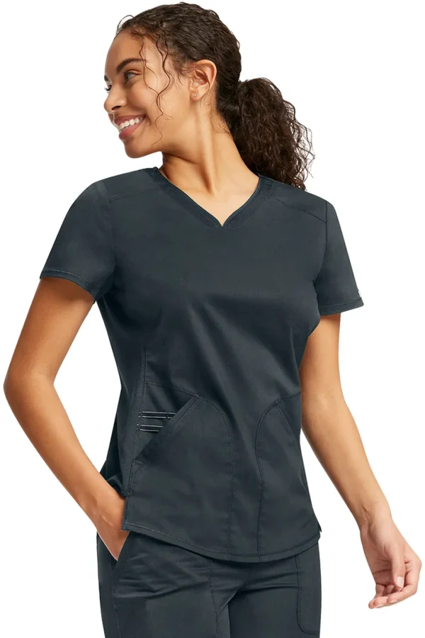 Bluza medyczna cherokee szary revolution bok prawy