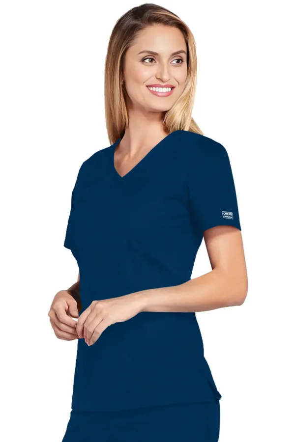Scrubs Bluza medyczna damska Core Stretch Cherokee Granatowy WWE4710_NAVY