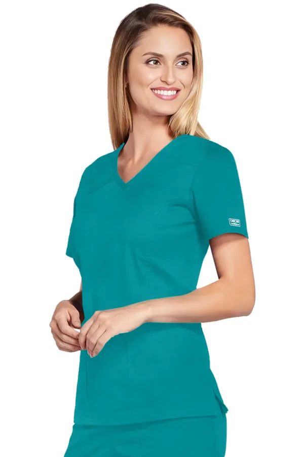 Scrubs Bluza medyczna damska Core Stretch Cherokee Turkusowy WWE4710_TEAL