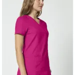 Scrubs Bluza medyczna damska Revolution Cherokee Różowy Fuksja WWE610_HTPK - obrazek 3