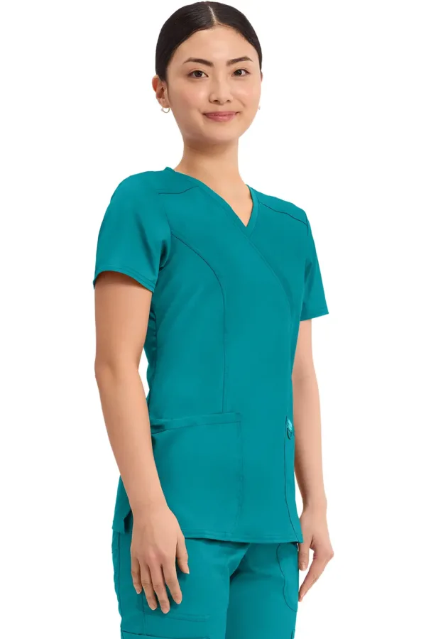 Scrubs Bluza medyczna damska Revolution Cherokee Turkusowy WWE610_TEAL