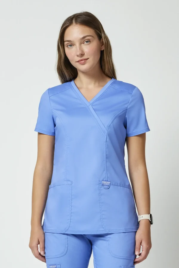 Scrubs Bluza medyczna damska Revolution Cherokee Błękit Gołębi