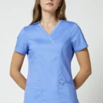 Scrubs Bluza medyczna damska Revolution Cherokee Błękit Gołębi - obrazek 4