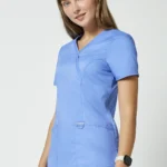 Scrubs Bluza medyczna damska Revolution Cherokee Błękit Gołębi - obrazek 2