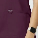 Scrubs Bluza medyczna damska Revolution Cherokee Wino - obrazek 5