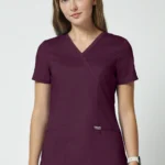 Scrubs Bluza medyczna damska Revolution Cherokee Wino - obrazek 6
