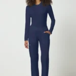 Scrubs Spodnie medyczne damskie Revolution Cherokee Granatowy WWE110_NAVY - obrazek 10