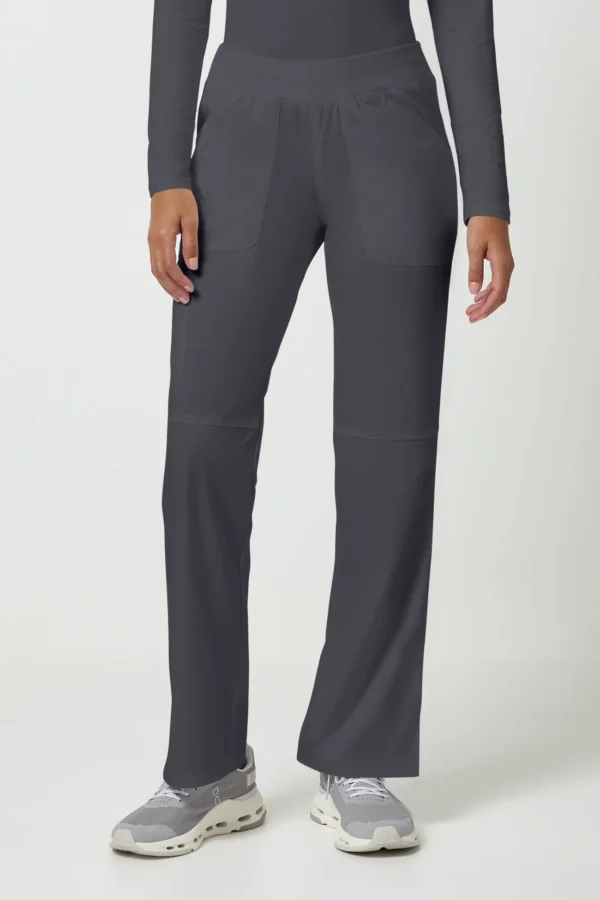 Scrubs Spodnie medyczne damskie Revolution Cherokee Szary WWE110_PEWT