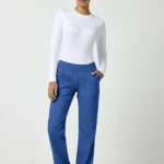 Scrubs Spodnie medyczne damskie Revolution Cherokee Niebieski Królewski WWE110_ROYA - obrazek 12