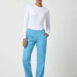 Scrubs Spodnie medyczne damskie Revolution Cherokee Turkusowy Błękit WWE110_TURQ - obrazek 11