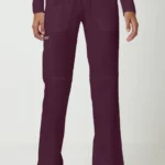 Scrubs Spodnie medyczne damskie Revolution Cherokee Wino WWE110_WINE - obrazek 11