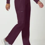 Scrubs Spodnie medyczne damskie Revolution Cherokee Wino WWE110_WINE - obrazek 9