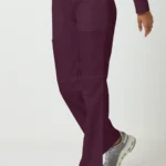 Scrubs Spodnie medyczne damskie Revolution Cherokee Wino WWE110_WINE - obrazek 8