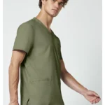 Scrubs Bluza medyczna męska Cherokee Revolution Oliwkowy WWE670_OLIV - obrazek 2